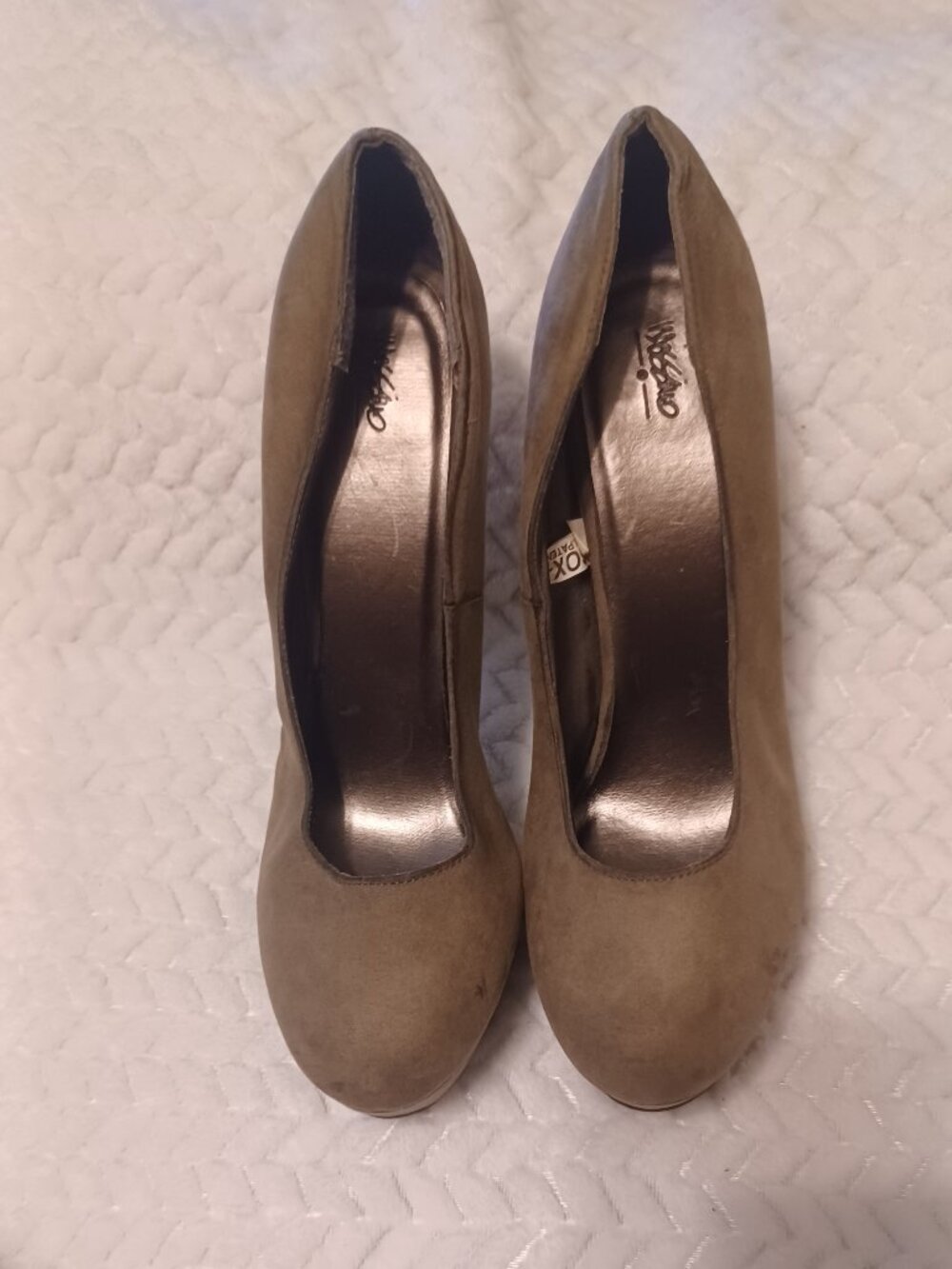 Messika Tan suede heels